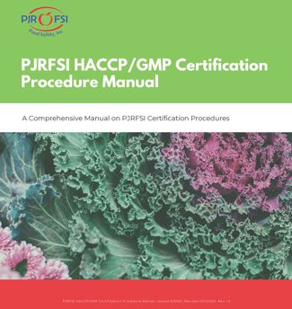 PJRFSI HACCP/GMP Certification Procedure Manual