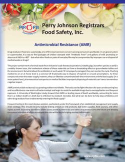 Antimicrobial Resistance (AMR)