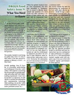 BRCGS Food Safety Issue 9: What You Need To Know?